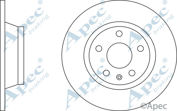 APEC BRAKING stabdžių diskas DSK2788